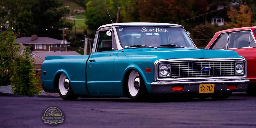 Chevrolet C10 Pickup with U.S. Wheel Rat Rod (Series 66) Extended Sizing
